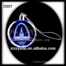 Ornamento do diodo emissor de luz do cristal do laser K9